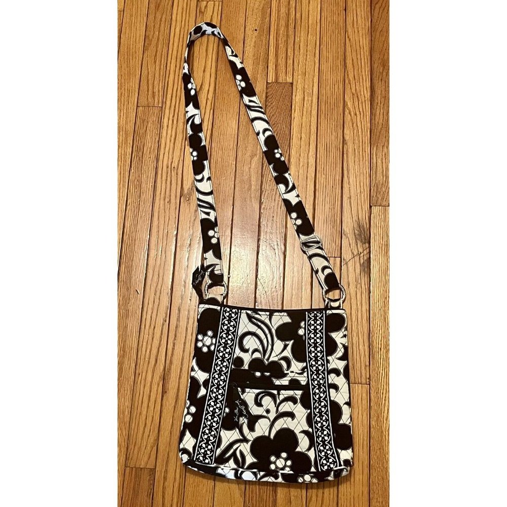 Vera Bradley Black And White Night and Day Crossbody Purse